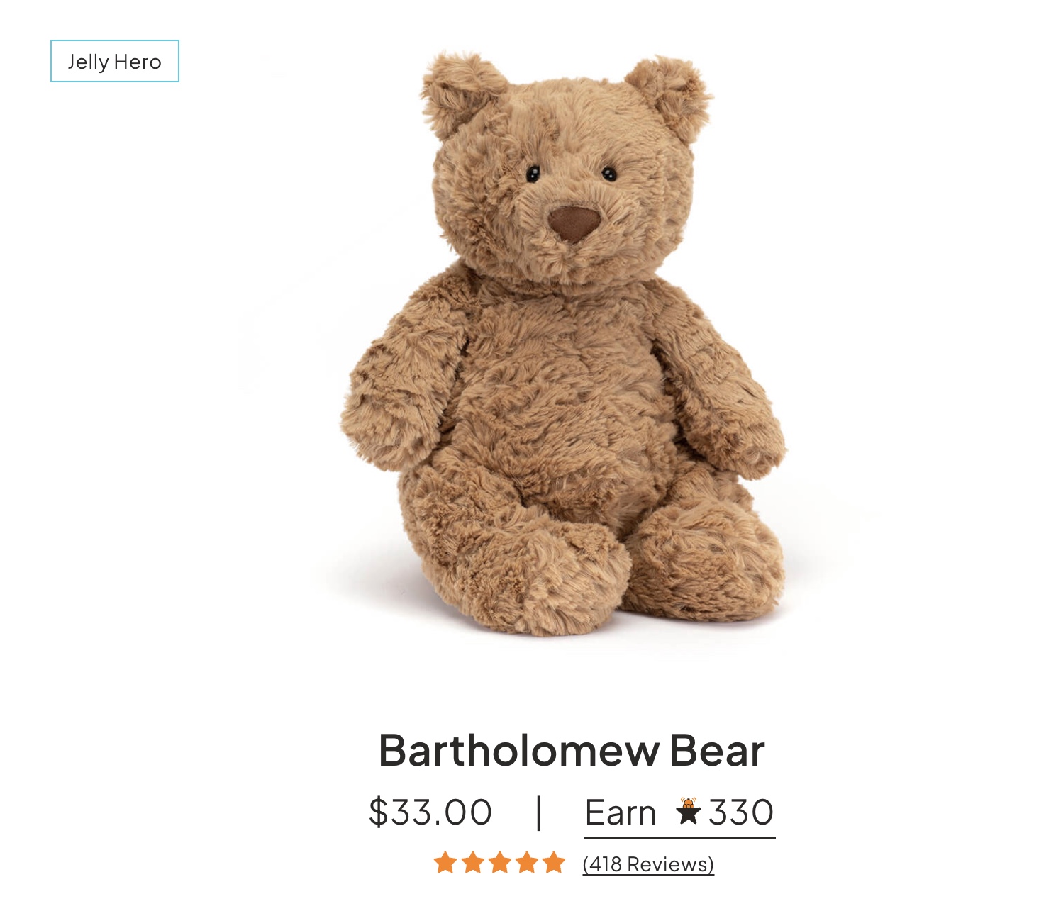 Product page screenshot